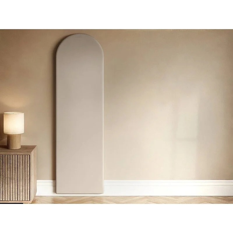 SOLACE+CO Cirrus Individual Headboard Panel Beige Velvet