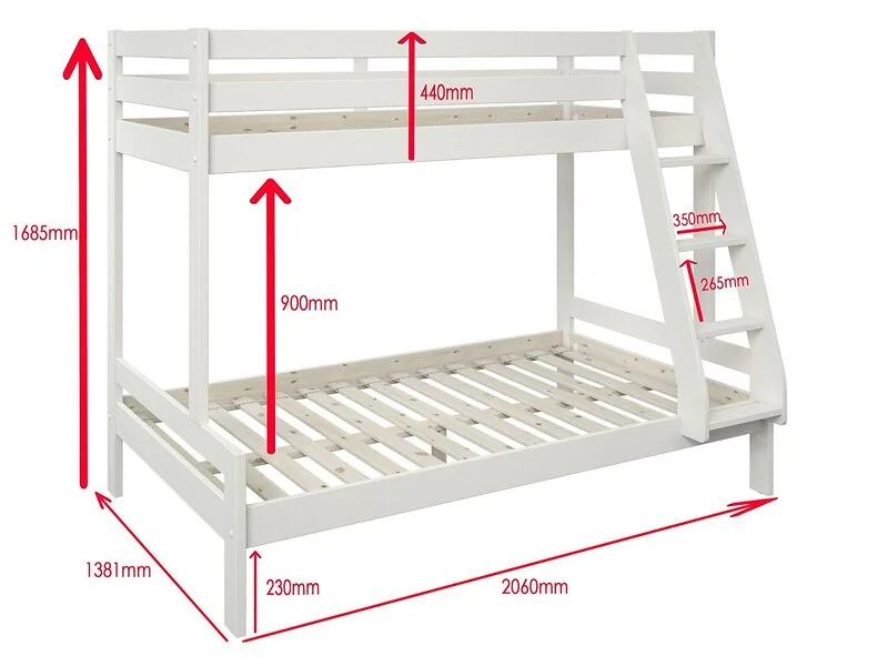 Noomi Nora Triple Bunk Bed Solid Wood (FSC-Certified) – view 9