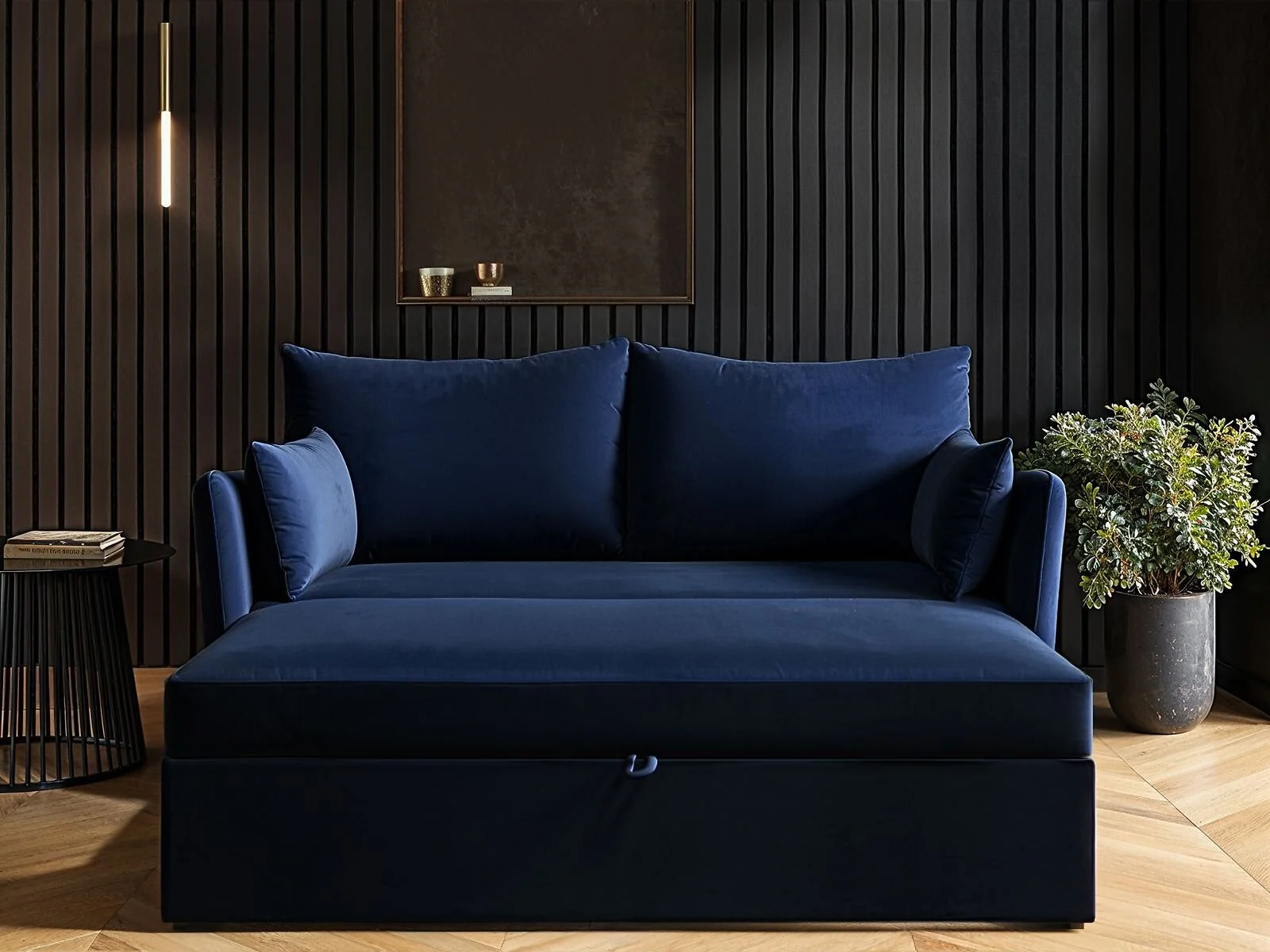 SOLACE+CO Skyler 2 Seater Sofa Bed Velvet – view 5