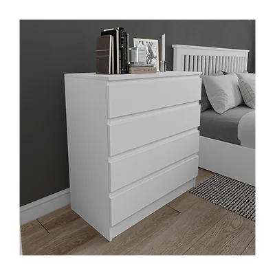 Flair Toivo Chest Of 4 Drawers White