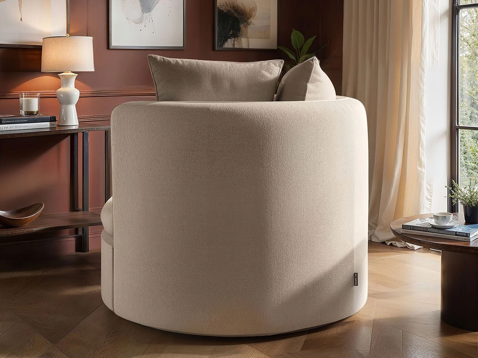 SOLACE+CO Maisie Swivel Armchair – view 5