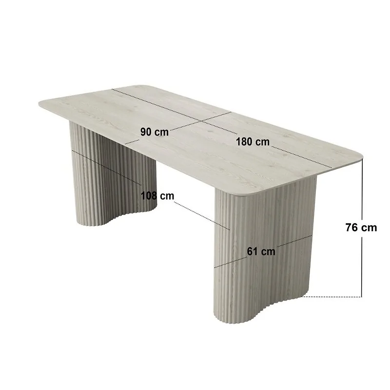 SOLACE+CO Zoya Dining Table with Eira Chairs Set – view 6