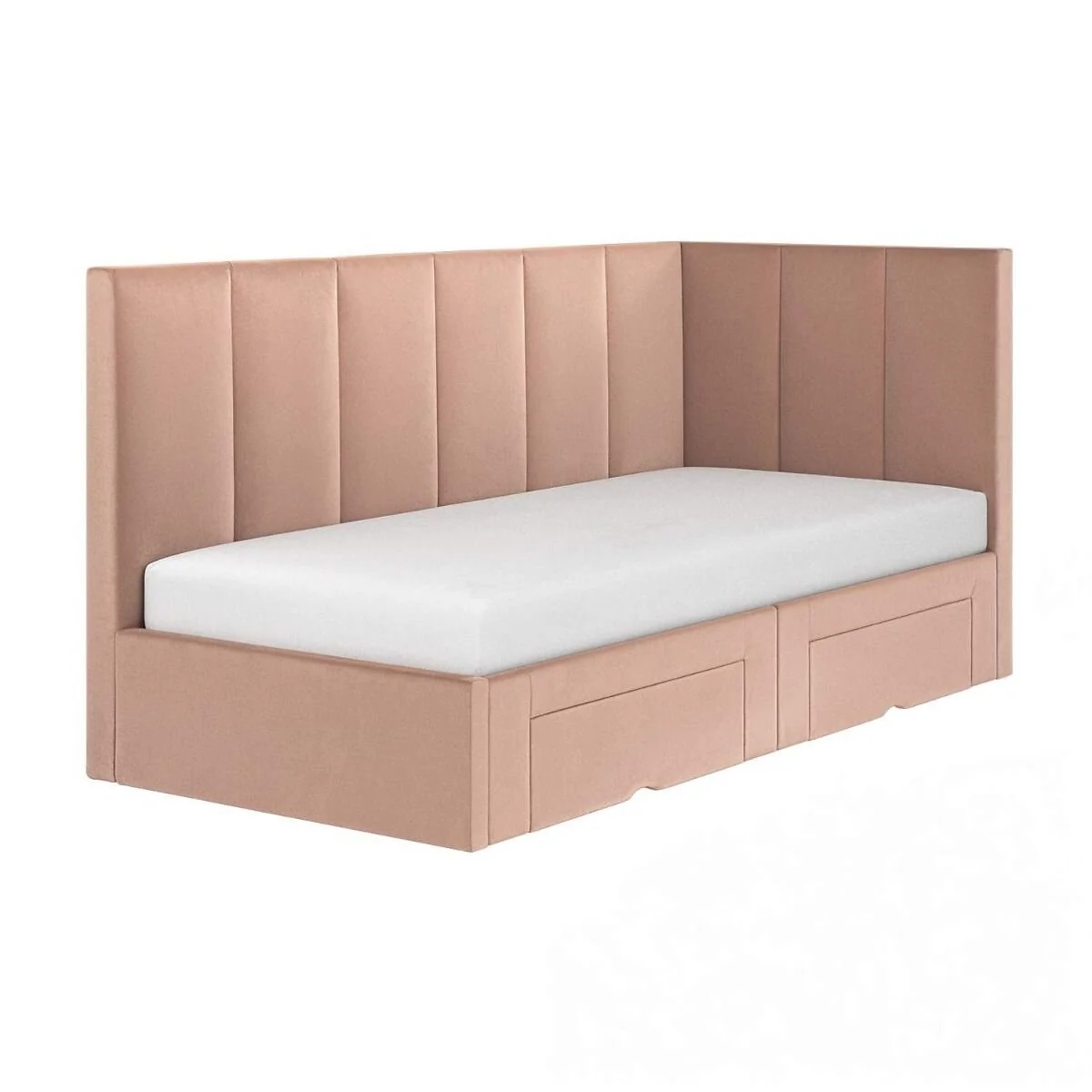Flair Harley Corner Bed Frame with Storage Drawers – view 12