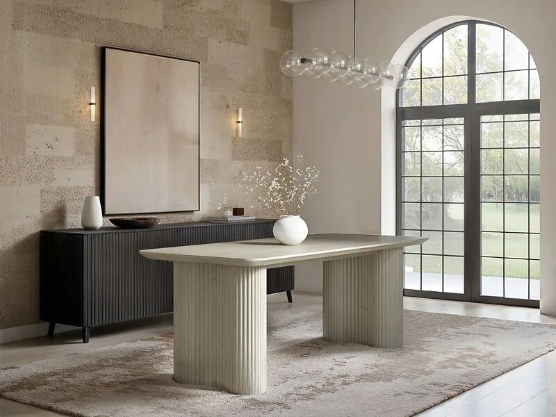 SOLACE+CO Zoya Dining Table with Eira Chairs Set – view 4