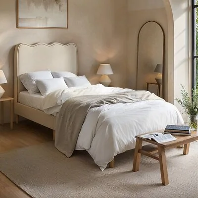 Flair Ellis Single Bed with Cloud Headboard
