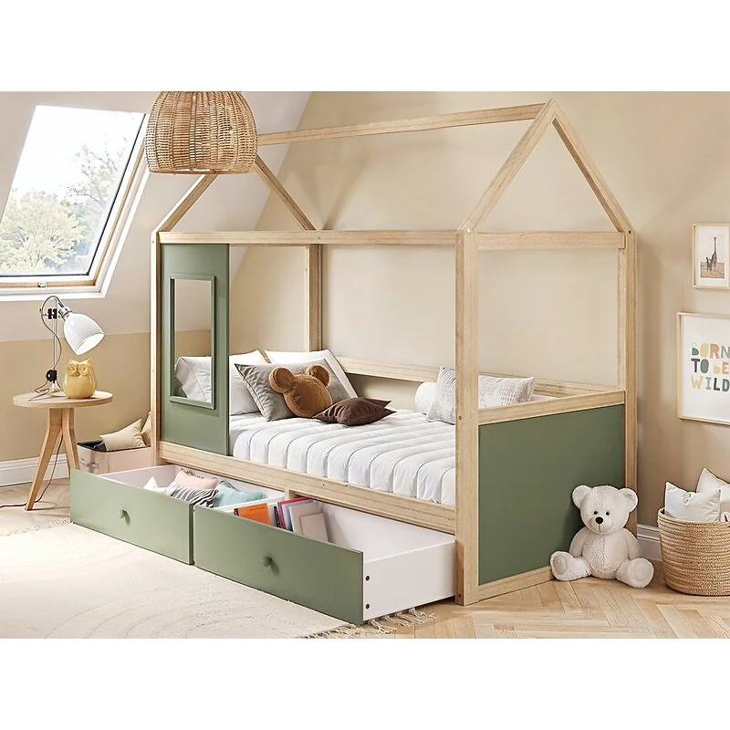 Flair Ted Play House Wooden Bed with Storage image 3