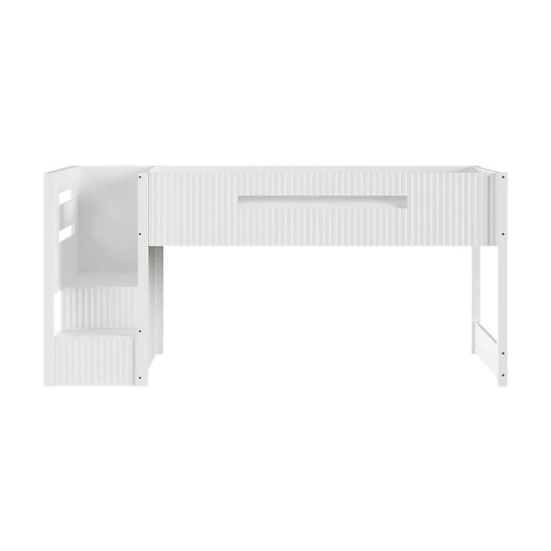 Flair Luca Bed with 3 Drawer Ribbed Set of 2 image 17