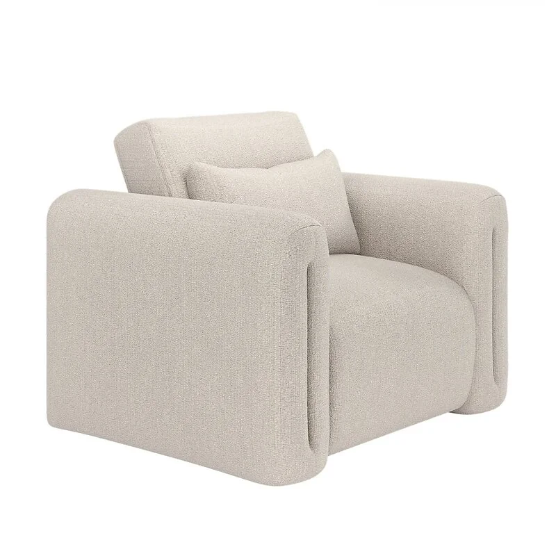 SOLACE+CO Mabel Armchair Beige Chenille image 6