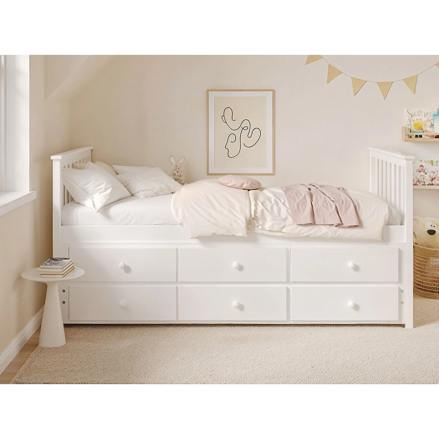 Flair Finley Captain's Bed White image 2