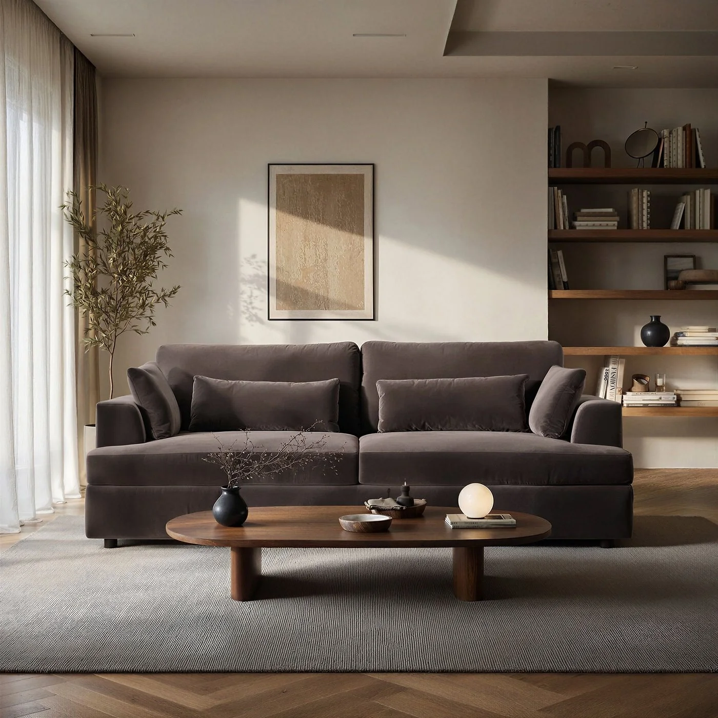SOLACE+CO Drew 3 Seater Sofa