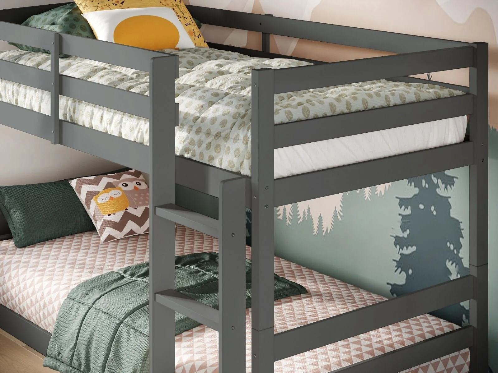Flair Shasha Low Wooden Bunk Bed