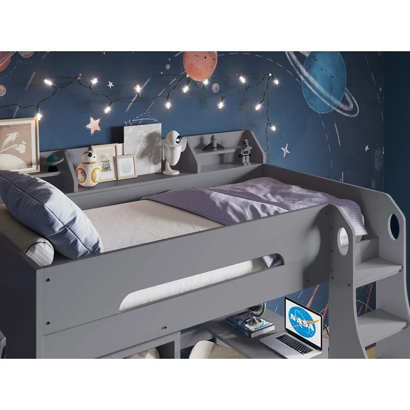 Flair Cosmic Storage Sleeper Bed Grey image 4