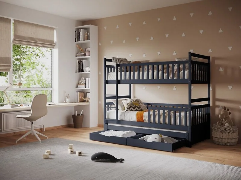 Flair Elvis Wooden Bunk Bed with Trundle & Drawers – view 11