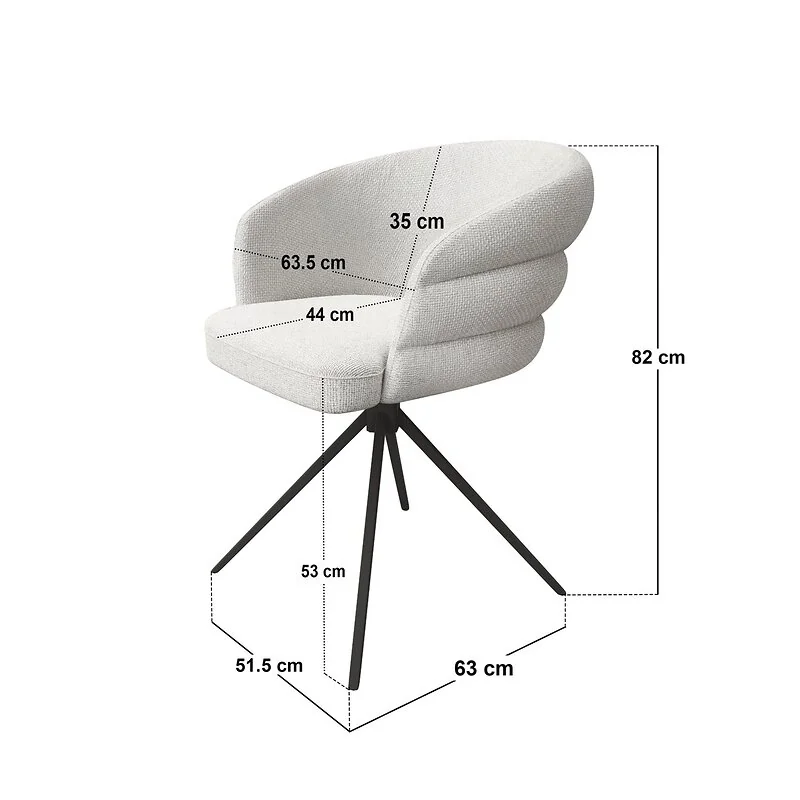 SOLACE+CO Zoya Dining Table with Eira Chairs Set image 7