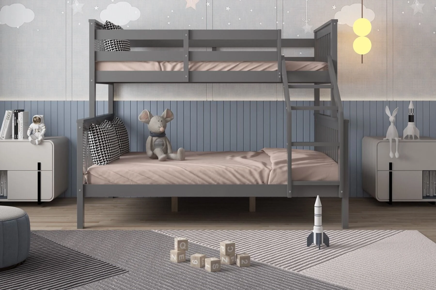 Flair Wooden Zoom Triple Bunk Bed