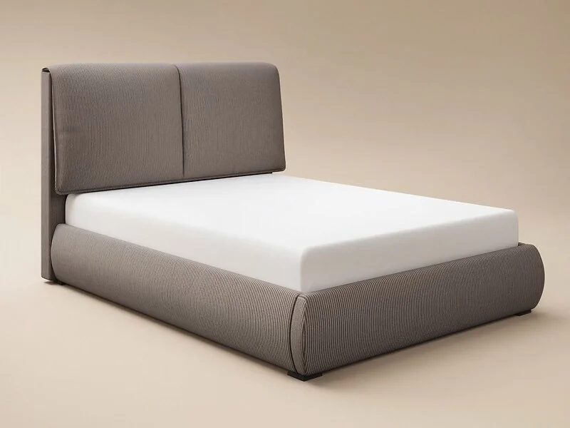 SOLACE+CO Lydia Upholstered Ottoman Storage Bed Cord Fabric – view 7
