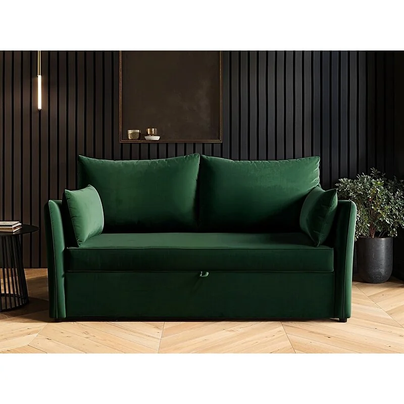 SOLACE+CO Skyler 2 Seater Sofa Bed Velvet