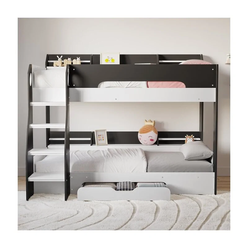 Flair Flick Bunk Bed With Shelves And Drawer image 7