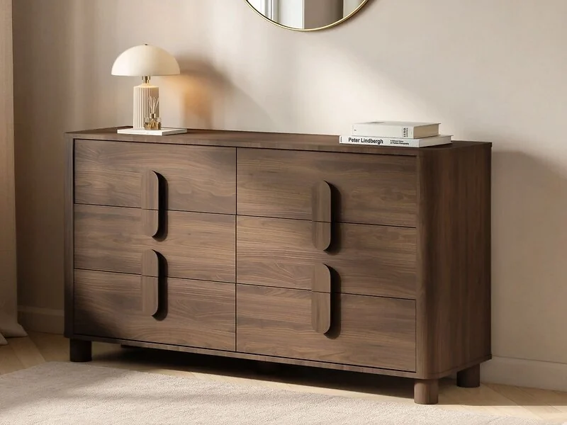 SOLACE+CO Remington 6 Drawer Wide Chest of Drawers – view 4