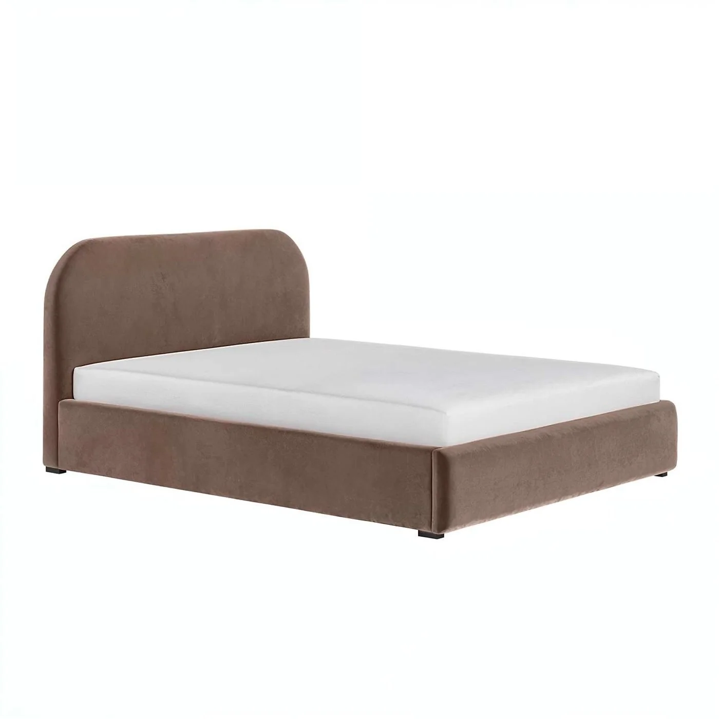 Flair Alba Chocolate Velvet Ottoman Bed image 5