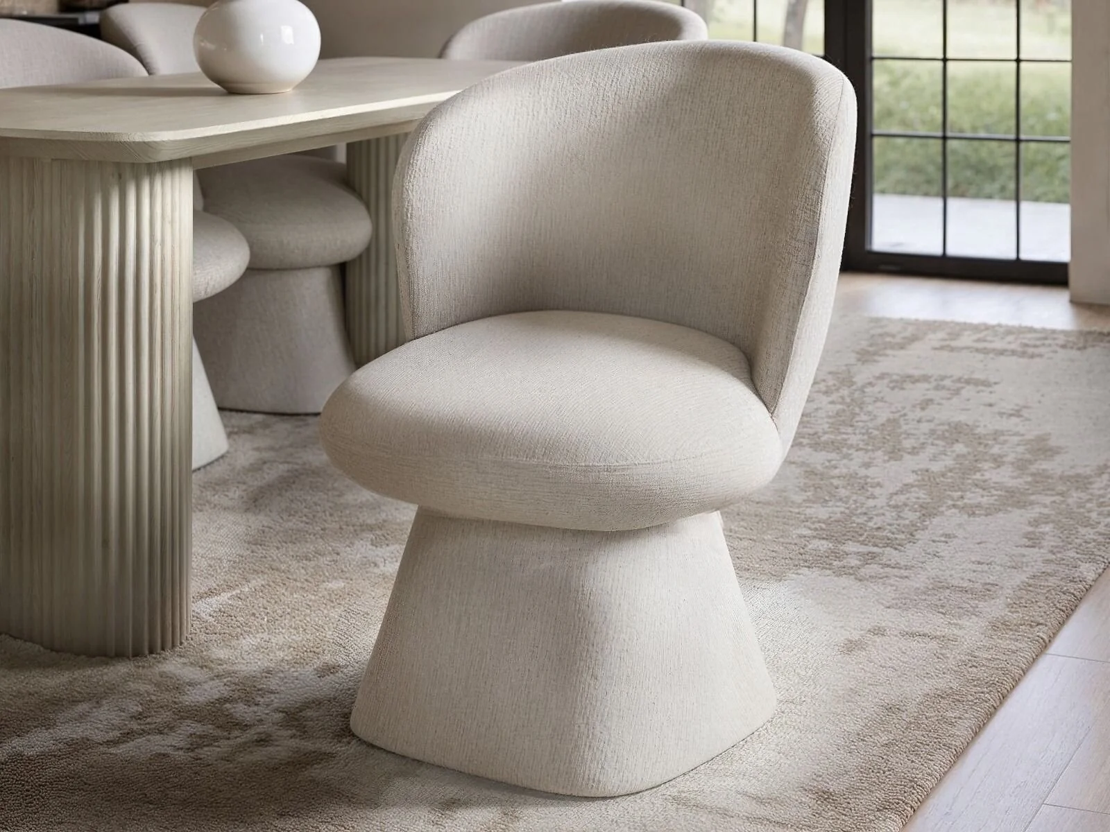 SOLACE+CO Zoya Dining Table with Aiko Chairs Set – view 5