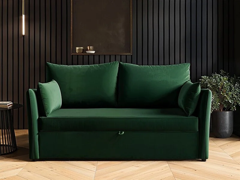 SOLACE+CO Skyler 2 Seater Sofa Bed Velvet – view 2