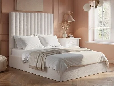 Flair Everley Boucle Ottoman Bed Cream