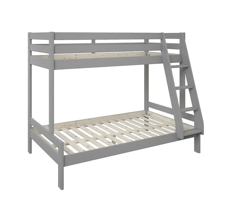 Noomi Nora Solid Wood Triple Bunk Bed with Optional Storage (FSC-Certified)