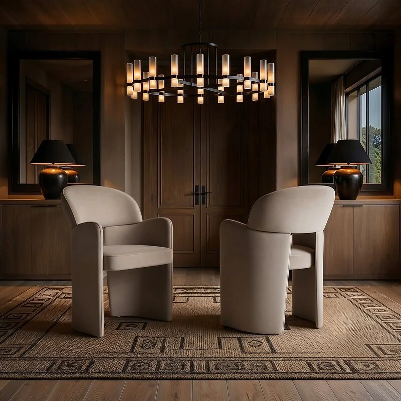 SOLACE+CO Estella Velvet Dining Chair Set of 2