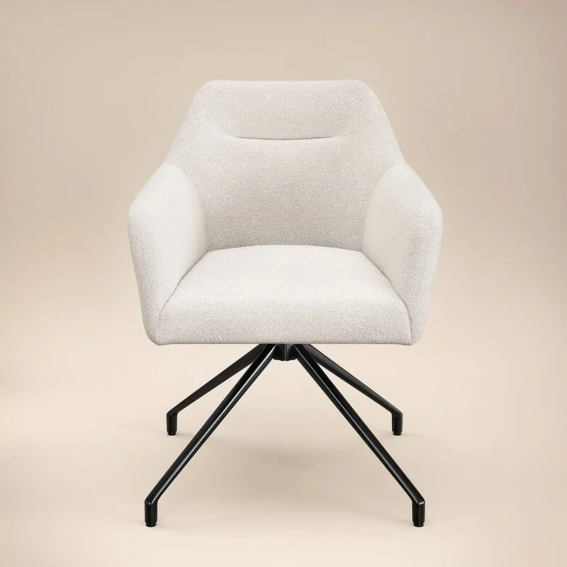 Solace+Co Lexi Extendable Dining Table with 4 Isla Chairs Cream image 8