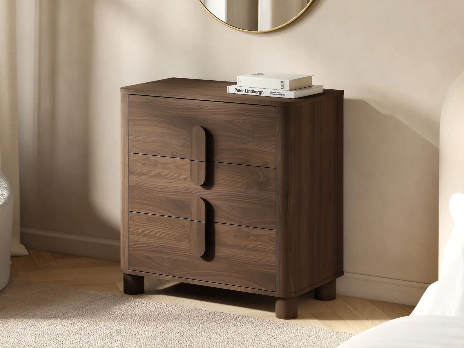 SOLACE+CO Remington 3 Drawer Chest of Drawers – view 4