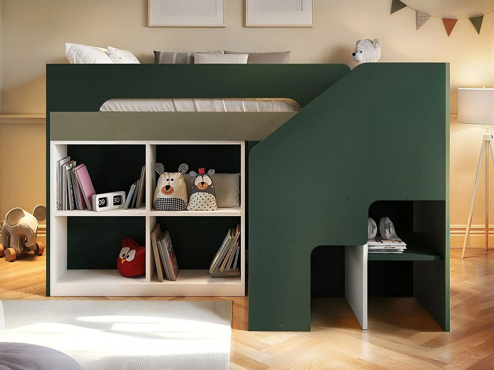 Flair Quinn Staircase Mid Sleeper Bed with Storage – view 4