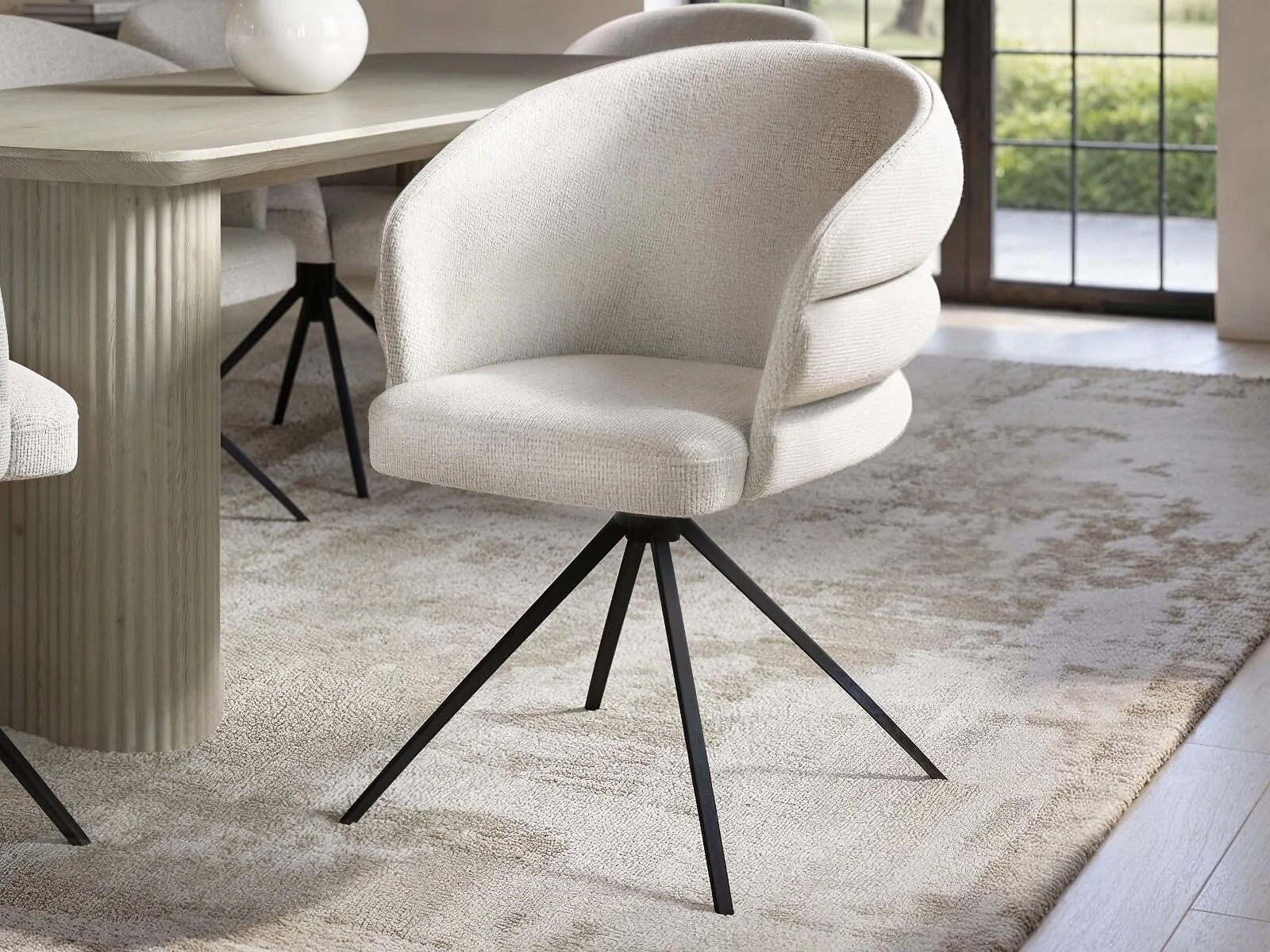SOLACE+CO Zoya Dining Table with Eira Chairs Set – view 5