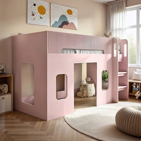 Flair Lino Playhouse Mid Sleeper Bed
