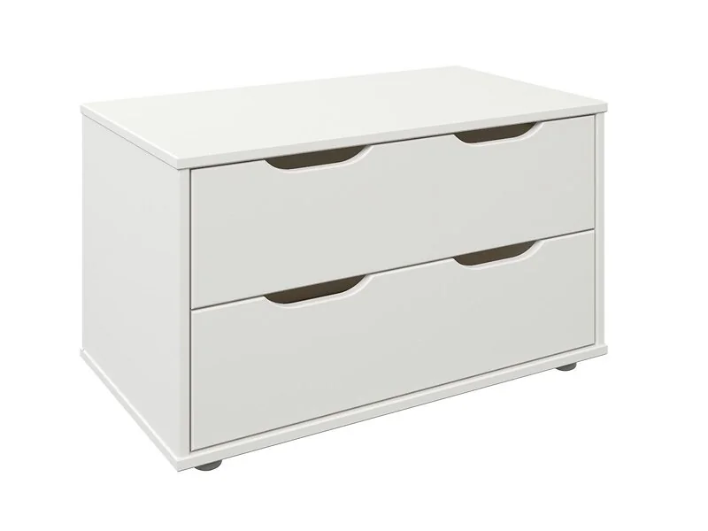 Noomi Solid Wood Shorty Midsleeper Full Set White (FSC-Certified)