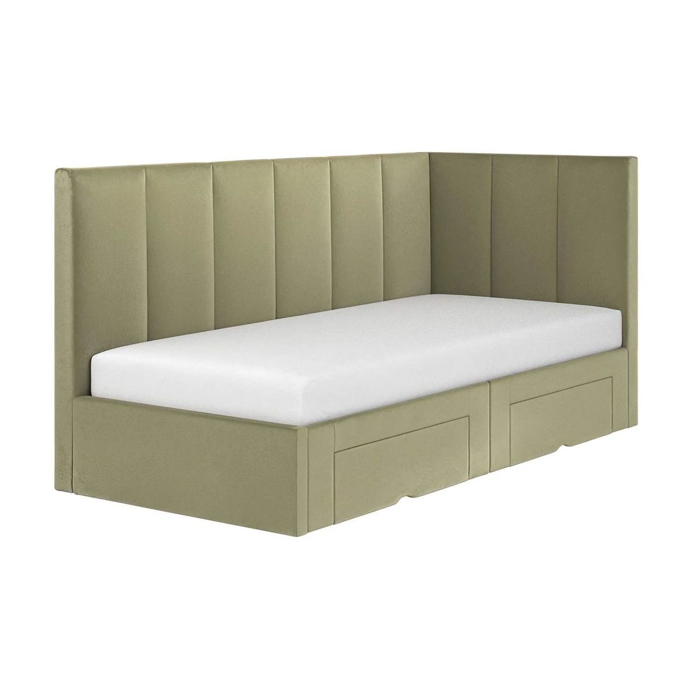Flair Harley Velvet Bed Frame with Storage Drawers image 18