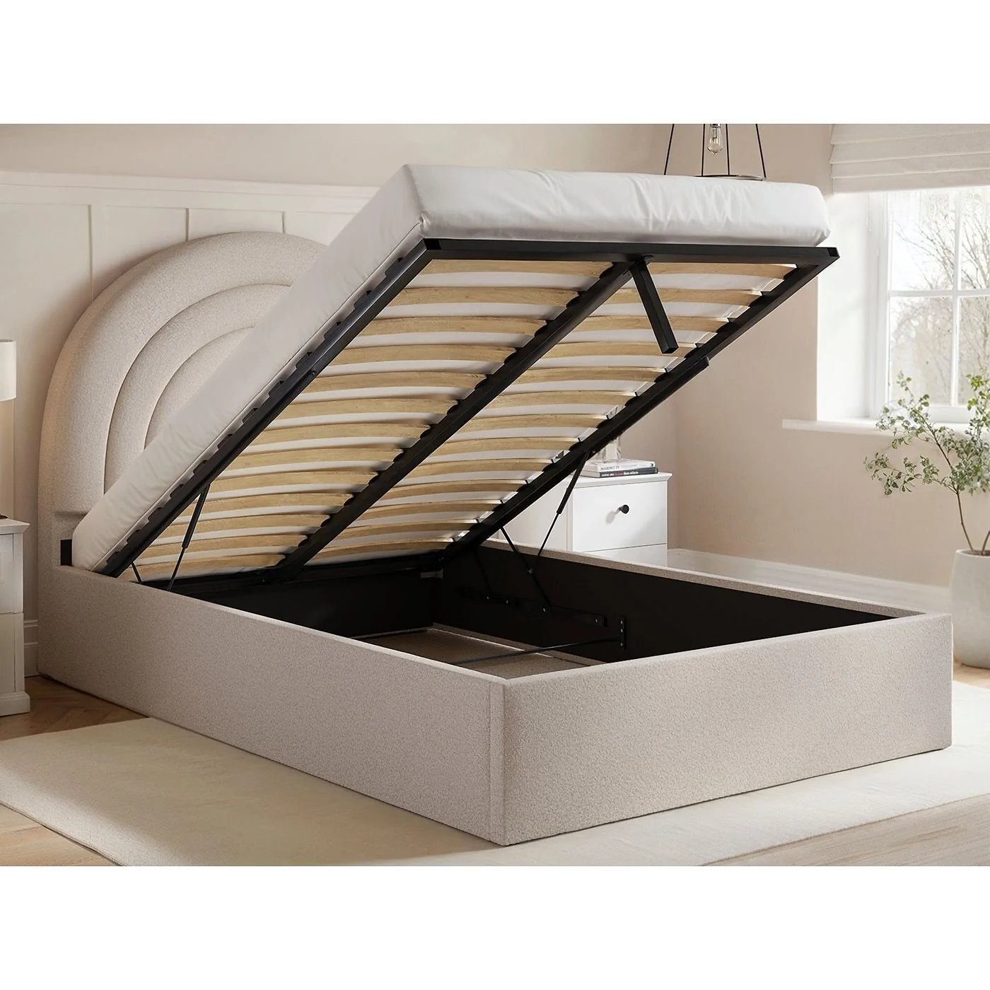 Flair Ava Small Double Ottoman Bed image 2