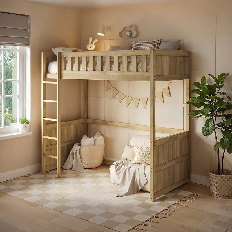 Flair Bea Wooden High Sleeper Bed