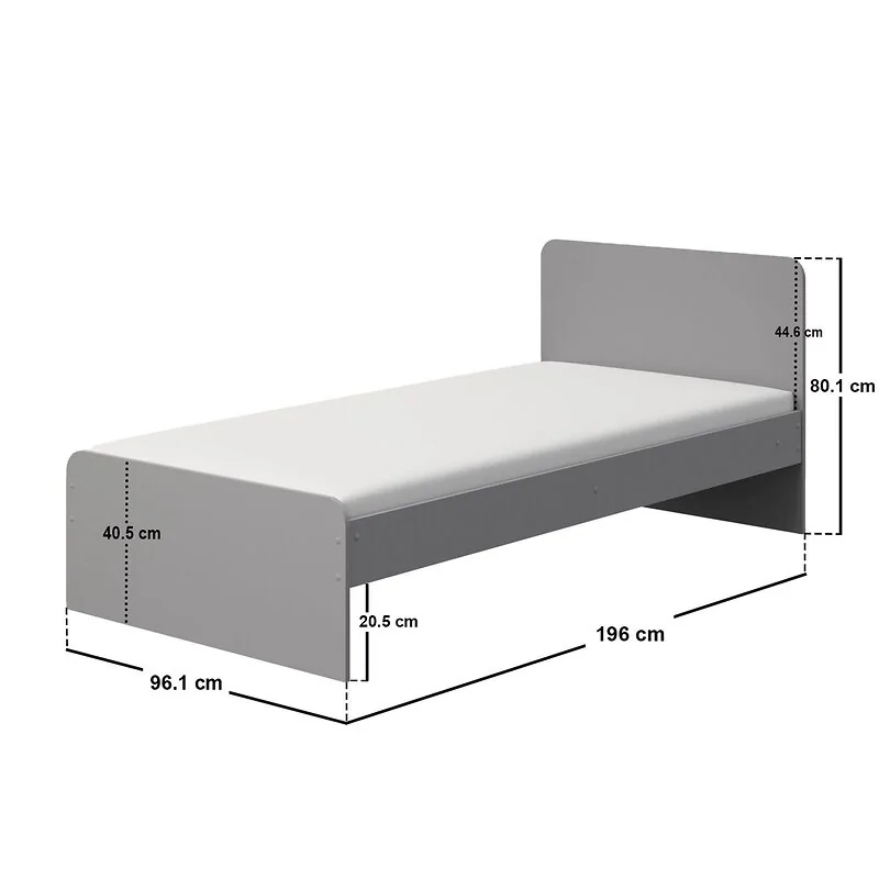 Flair Wizard Junior L-Shaped Bunk Bed Grey image 8