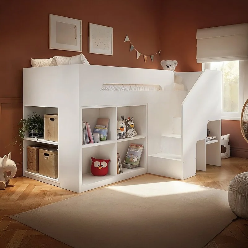Flair Quinn Midsleeper Bed with Storage