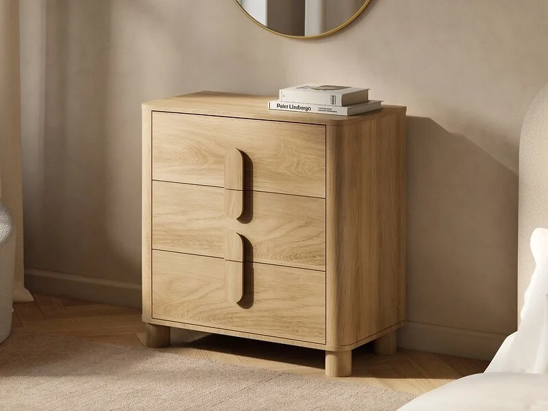 SOLACE+CO Remington 3 Drawer Chest of Drawers – view 3