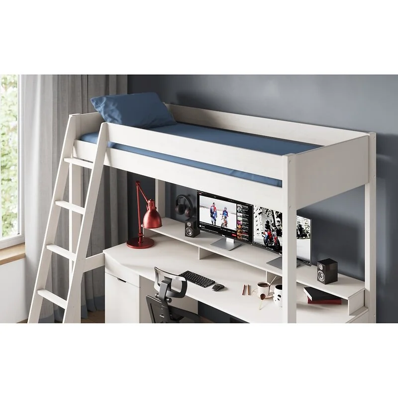 Noomi Tera Solid Wood Gaming High Sleeper Bed image 5
