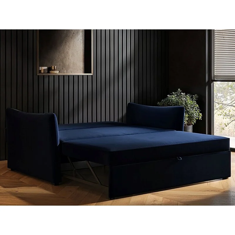 Solace+Co Skyler 2 Seater Velvet Sofa Bed image 12