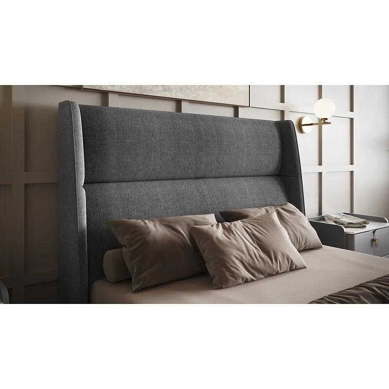 Flair Grey Fabric Rumba Ottoman Bed image 4