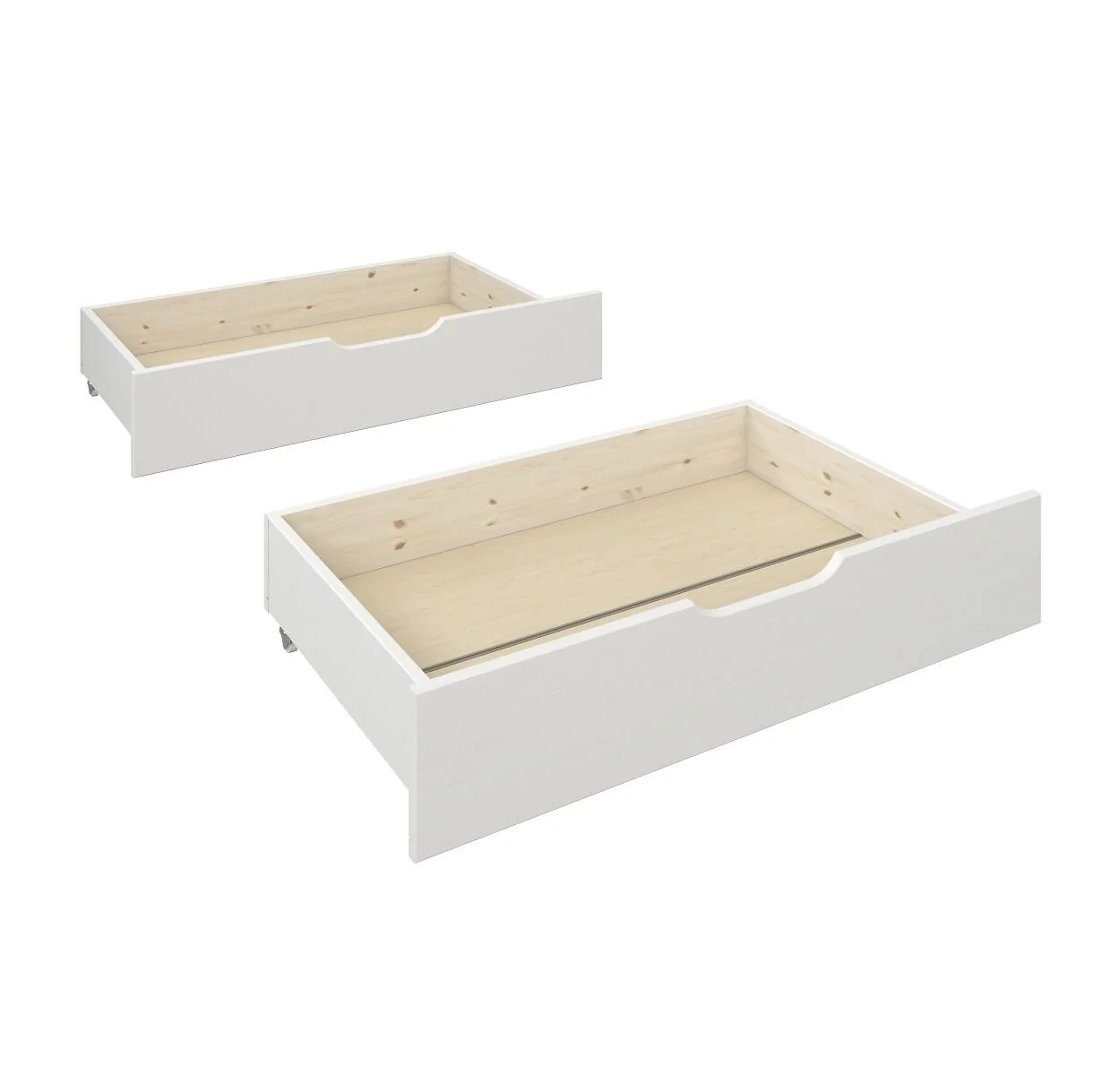 Noomi nora white underbed drawers