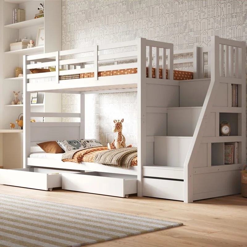 Flair Lunar Junior Bunk Bed With Shelves