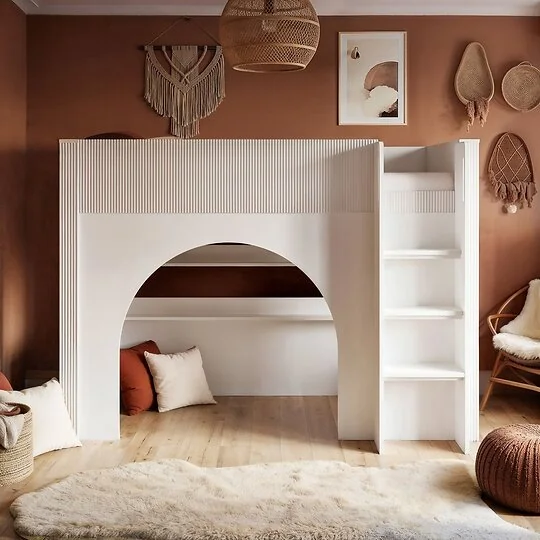 Flair Kaska Ribbed Mid Sleeper Bed