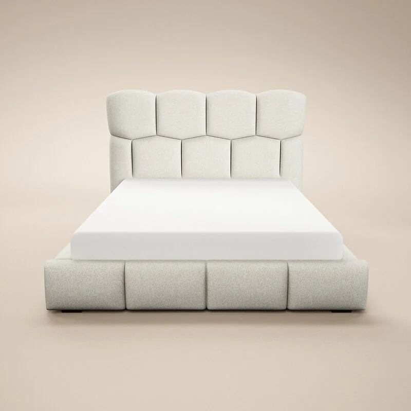 SOLACE+CO Irma Marshmallow Bed Cream Chenille image 8