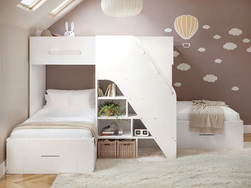 Flair Mason Staircase Triple Sleeper with Storage – view 4