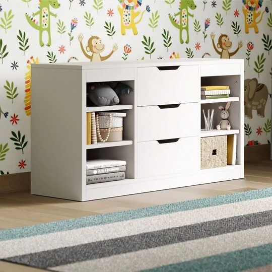 Flair Charlie Drawer Unit with Shelves & 3 Drawers 